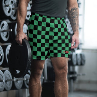 Green Tanjiro Style Shorts - Ultra Fitness ClothingGreen Tanjiro Style Shorts