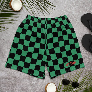 Green Tanjiro Style Shorts - Ultra Fitness ClothingGreen Tanjiro Style Shorts