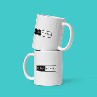 White Ceramic Coffee Mug - Ultra Fitness ClothingWhite Ceramic Coffee Mug